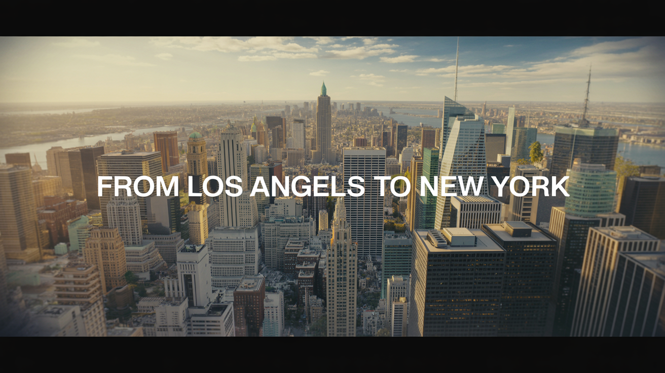 From Los Angeles to New York